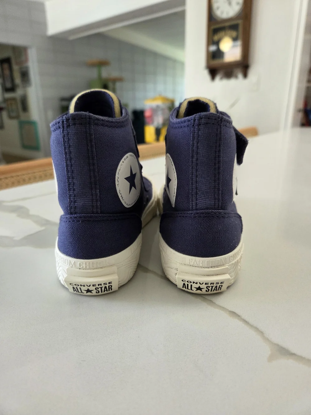 Kids Converse Navy Sneakers
